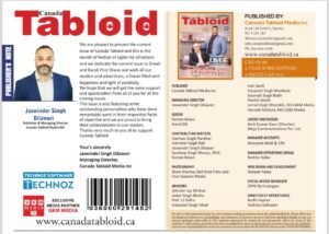 Special thanks to Canada Tabloid Magazine and Mr. Jaswinder Singh Dilawari for featuring GKM Media TV as an Exclusive Media Partner in the October 2024 Issue!