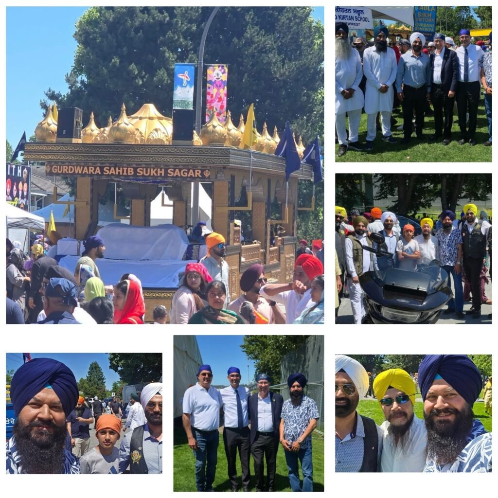 New Westminster, BC – Gurdwara Sahib Sukh Sagar hosted a vibrant Nagar Kirtan to commemorate the sacred festival of Visakhi.