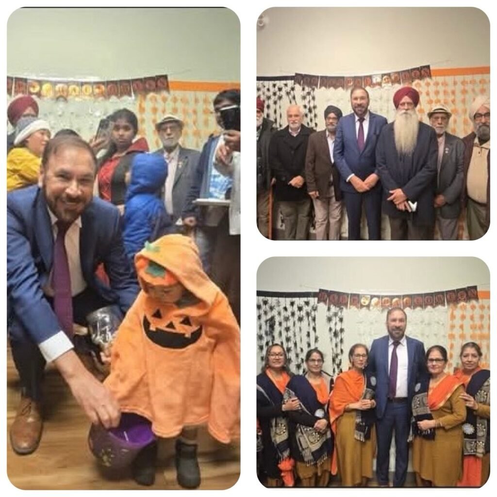 ਸਰੀ-ਫਲੀਟਵੁੱਡ ’ਚ ਐਮ.ਐਲ.ਏ. ਜਗਰੂਪ ਸਿੰਘ ਬਰਾੜ ਵਲੋਂ ਹੈਲੋਵੀਨ ਪਾਰਟੀ ਦਾ ਆਯੋਜਨ, ਬੱਚਿਆਂ ਨੇ ਕੀਤੀਆਂ ਖੁਸ਼ ਮੌਜਾਂ