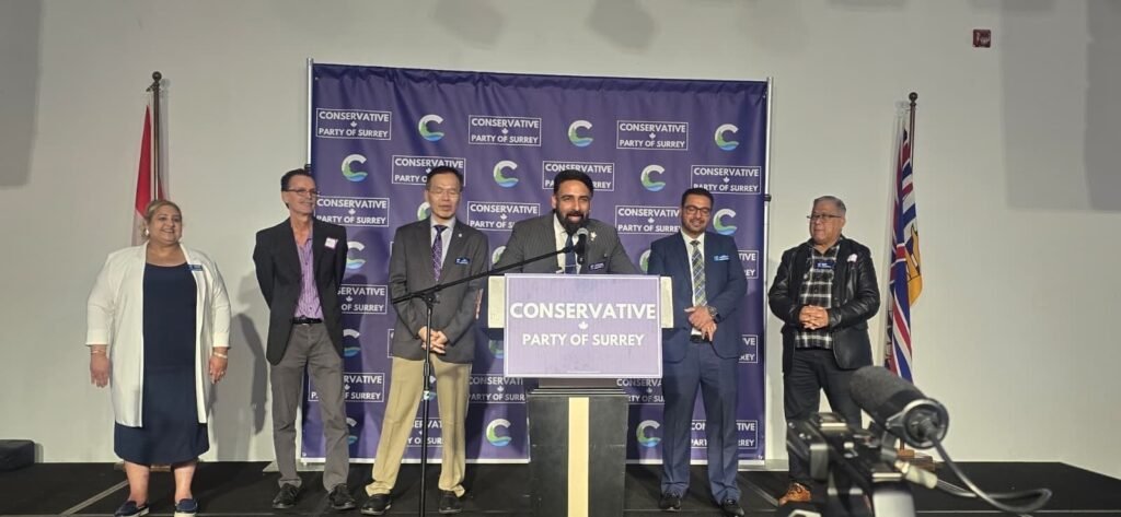 Massive Gathering in Support of Mayoral Candidate Honveer Singh Randhawa in Surrey