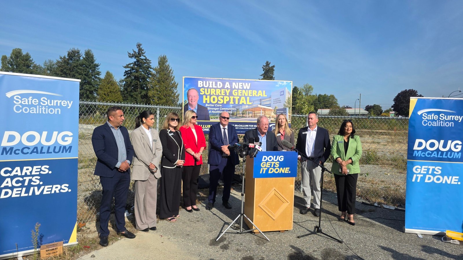 Doug McCallum Proposes New Full-Service Hospital in Newton